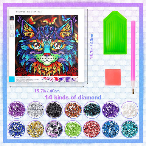 Diamond Painting Kit gift for 8 9 10 11 12 Year Old Girl